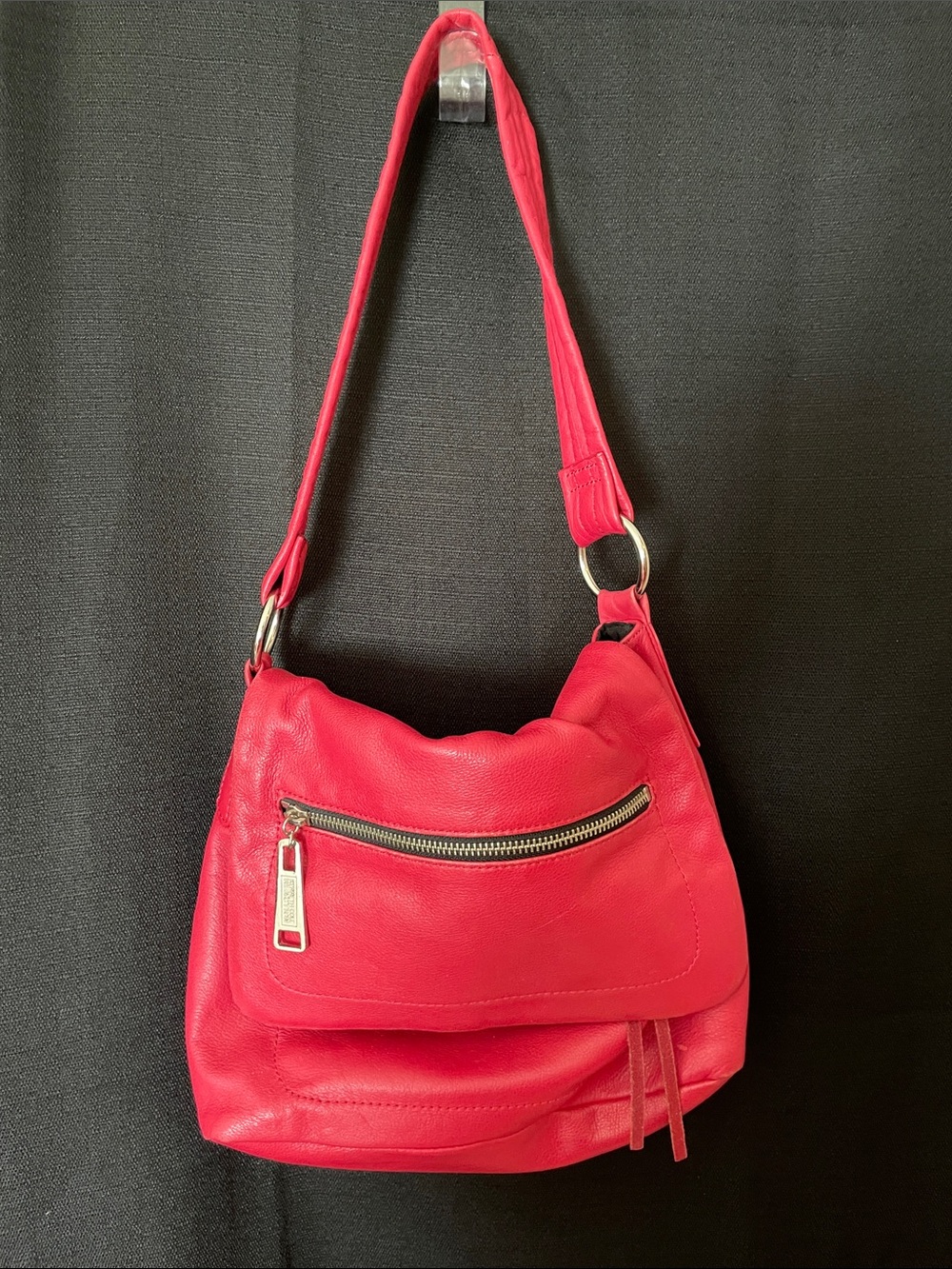 Kenneth Cole Reaction purse | Vibrant Pink Shoulder Bag | soft leather